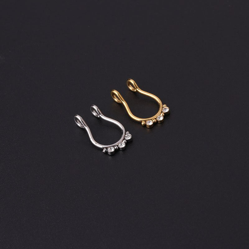 Fake Nose rings for Women U Shape