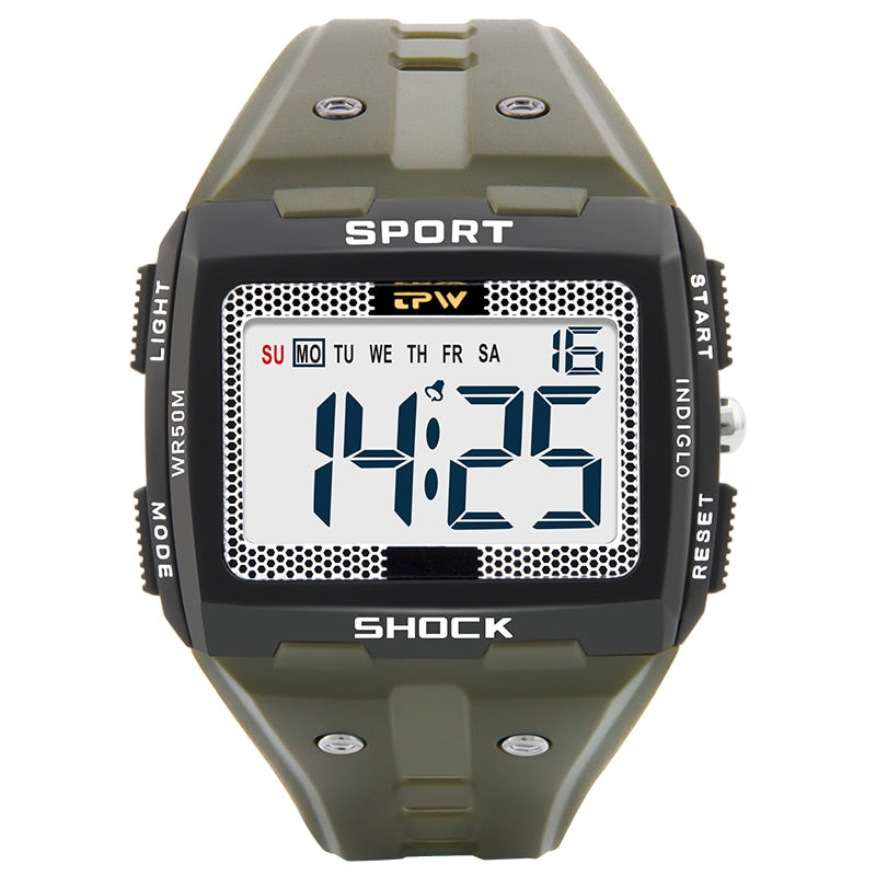 Water Resistant Men Digital Watch