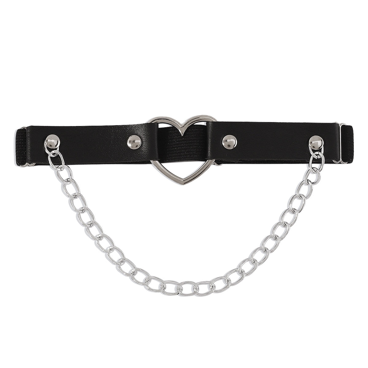 Sexy Leg Chain Elastic Spiked Leg Harness