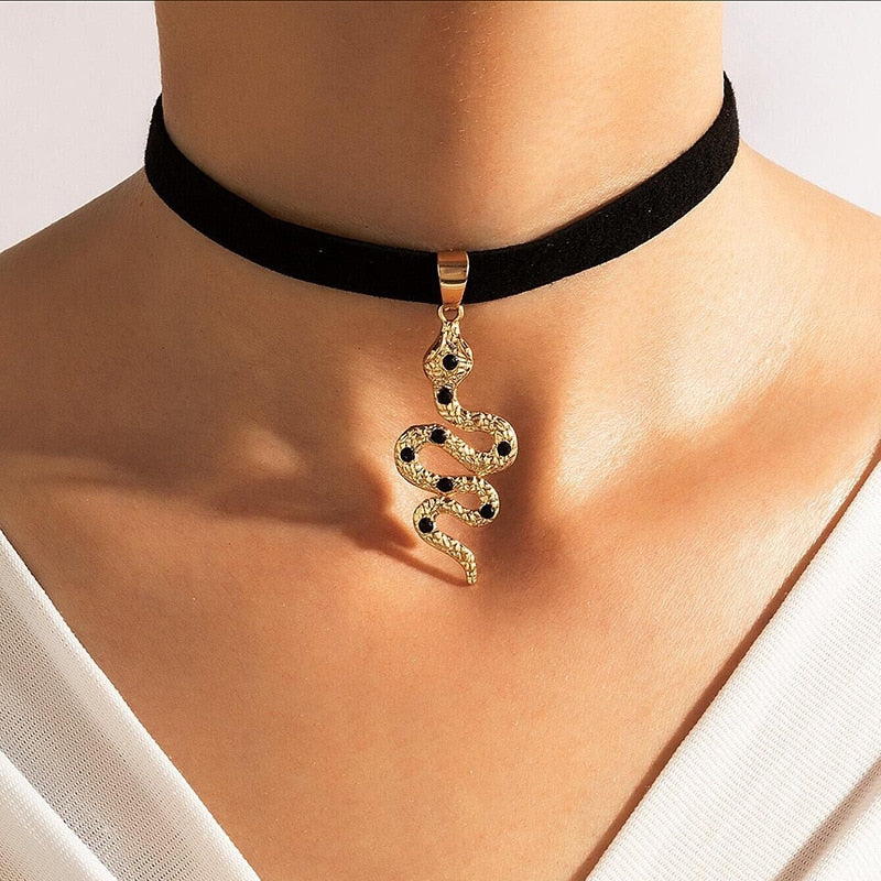 Collier ras du cou en velours à la mode coréenne