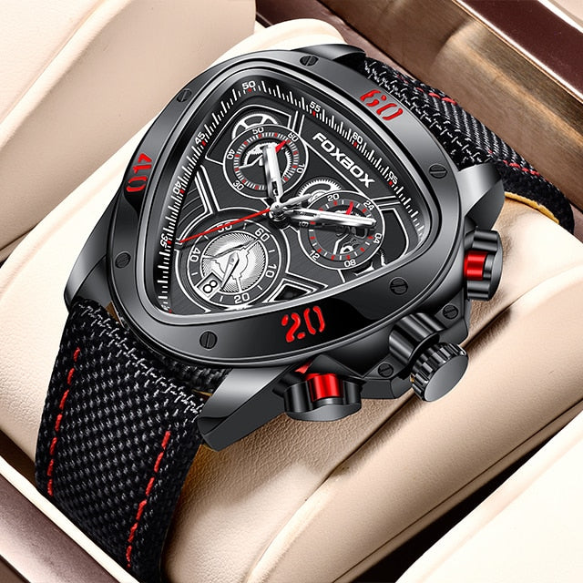 LIGE Top Brand Big  Dial  Chronograph