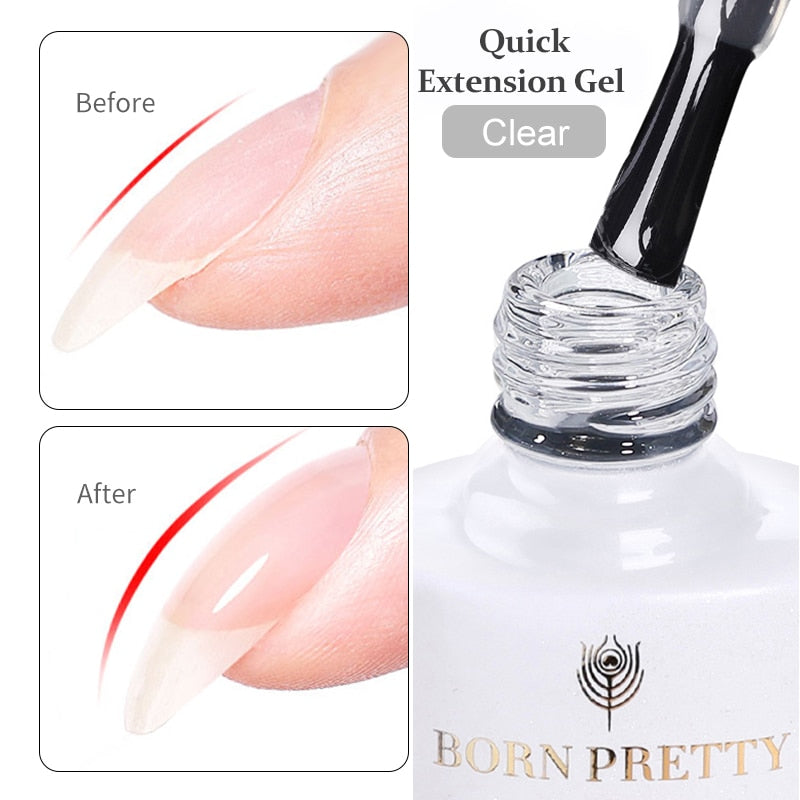 BORN PRETTY Milky Pink Gel Nail Polish