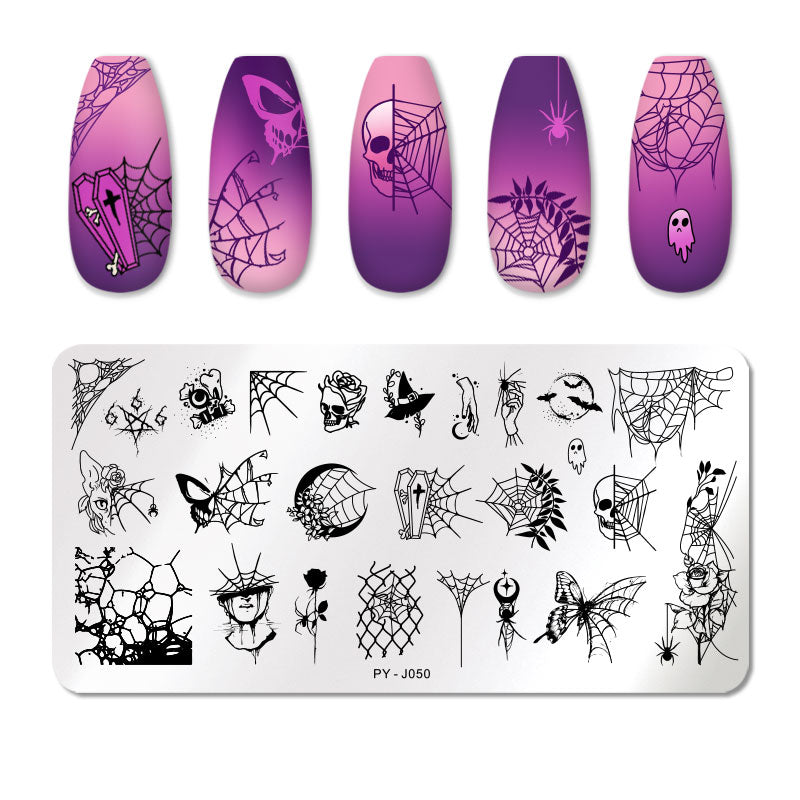 PICT YOU 12*6 cm Nail Art Modèles Estampage Plaque Conception Fleur Animal Verre Température Dentelle Timbre Modèles Plaques Image