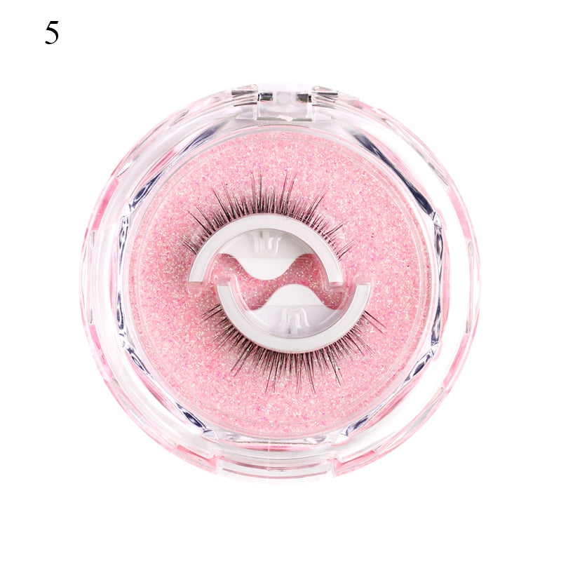 1Pair Reusable Self-adhesive False Eyelashes