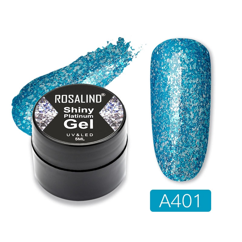 ROSALIND Gel Nail Polish Glitter