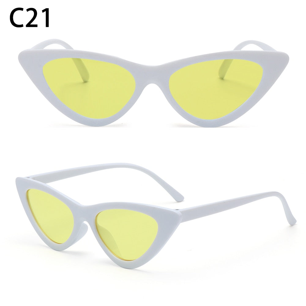 1PC Sexy Cat Eye Triangle Sunglasses