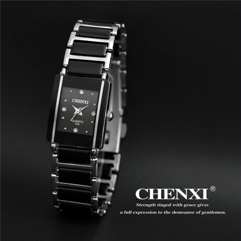 CHENXI Fashion Rectangle Watch Men & Women