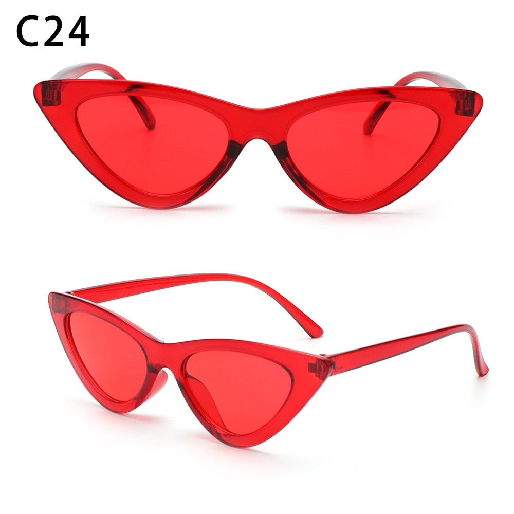 1PC Sexy Cat Eye Triangle Sunglasses