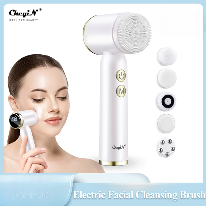 CkeyiN 6 In 1 Ultrasonic Electric Facial